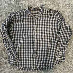 Woolrich men’s Plaid button up shirt size large